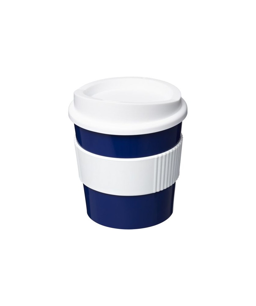 Gobelet Americano® Primo 250ml avec bandeau antidérapant - Blanc | Mugs publicitaires | PRINTECOM