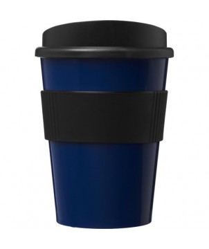 Gobelet Americano® Medio 300ml avec bandeau antidérapant - Noir | Mugs publicitaires | PRINTECOM