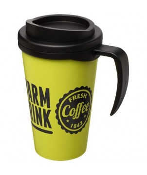 Mug isolant Americano® grande 350ml - Noir | Mugs publicitaires | PRINTECOM