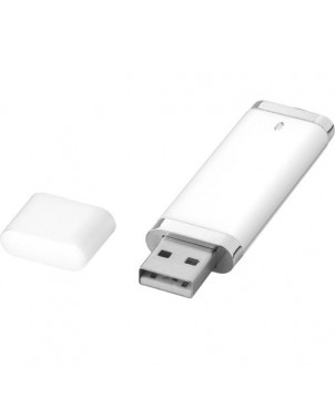 Clé USB 4 Go Flat - Blanc | Clé USB publicitaire | PRINTECOM