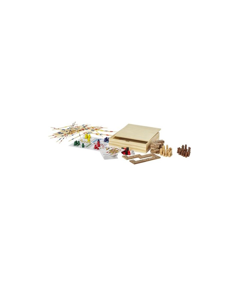 Coffret de jeux Monte-carlo - Naturel | Jeux & jouets publicitaires | PRINTECOM