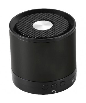 Haut-parleur aluminium Bluetooth® Greedo - Noir | Audio & Vidéo | PRINTECOM