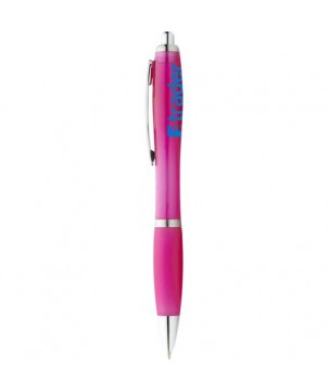 Stylo à bille Nash magenta | Stylos Publicitaires Personnalisés | PRINTECOM