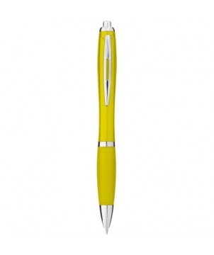 Stylo à bille Nash jaune | Stylos Publicitaires Personnalisés | PRINTECOM