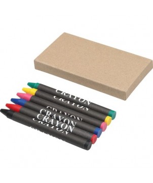 Crayons de couleur 6 pièces...