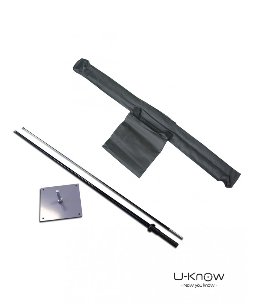 Supports de communication - Kit: mât+ plaque + sac pour WF210& FF180 | PRINTECOM