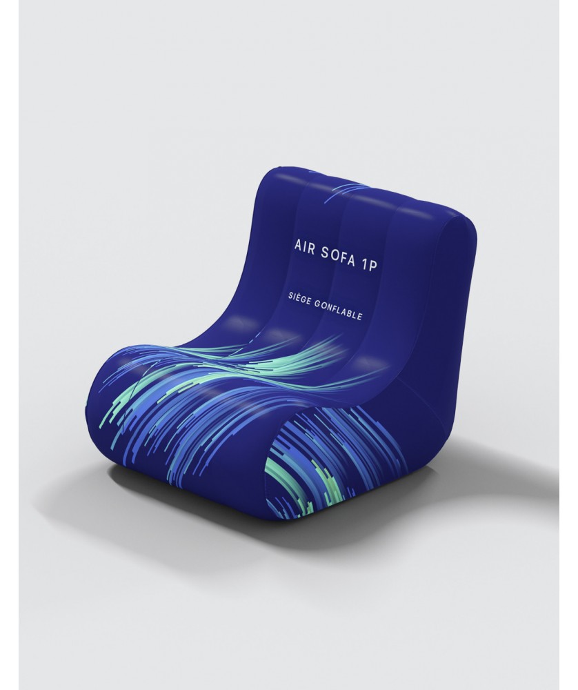 Mobilier Évènementiel - Siège gonflable Air Sofa 1P 74x75x88cm | PRINTECOM