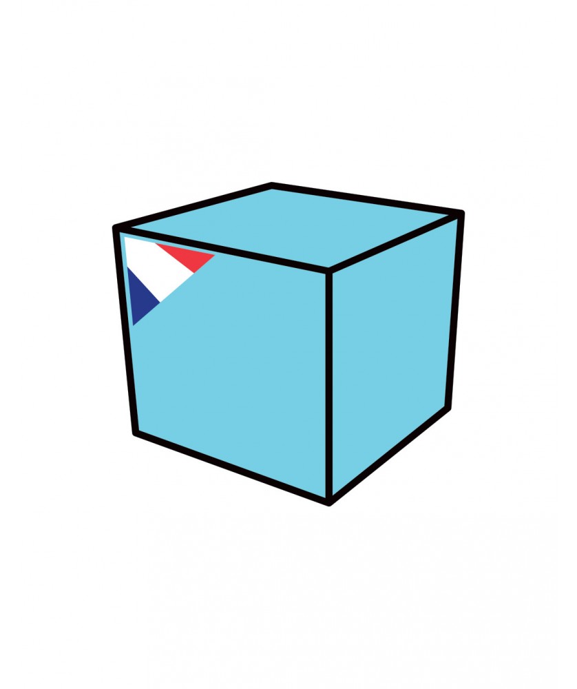 Supports de communication - Housse sublimation pour cube 40 cm | PRINTECOM