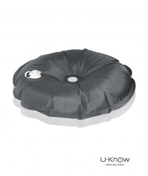 Poche lestable ronde grise...