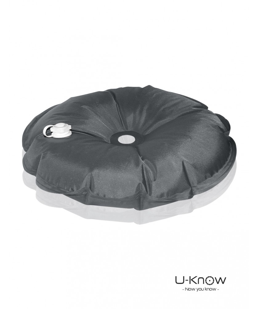 Supports de communication - Poche lestable ronde grise 10 L | PRINTECOM