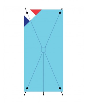 Affiche pour X : 85 x 200 cm