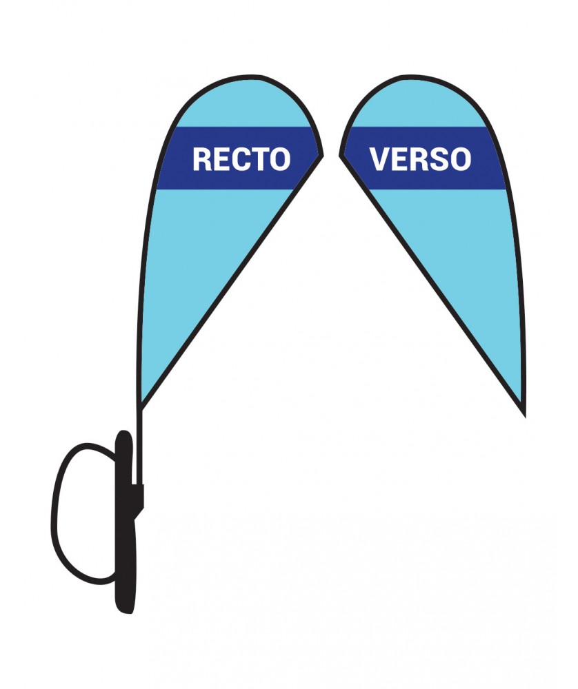 Supports de communication - Impression R°V° - FF 110 (goutte d'eau) | PRINTECOM