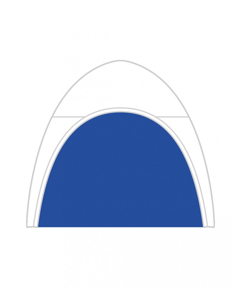 Tonnelles et tentes - 4 portes bleues REGULAR pour U-TENT 300 | PRINTECOM
