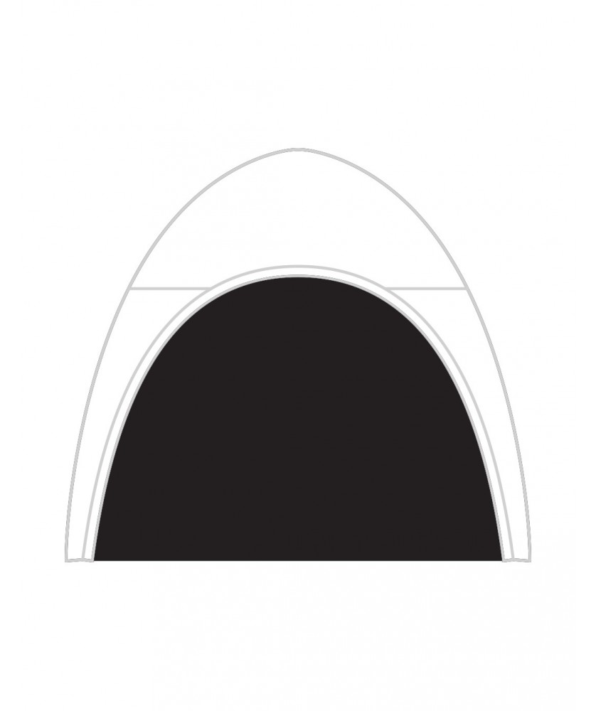 Tonnelles et tentes - 4 portes noires REGULAR pour U-TENT 300 | PRINTECOM