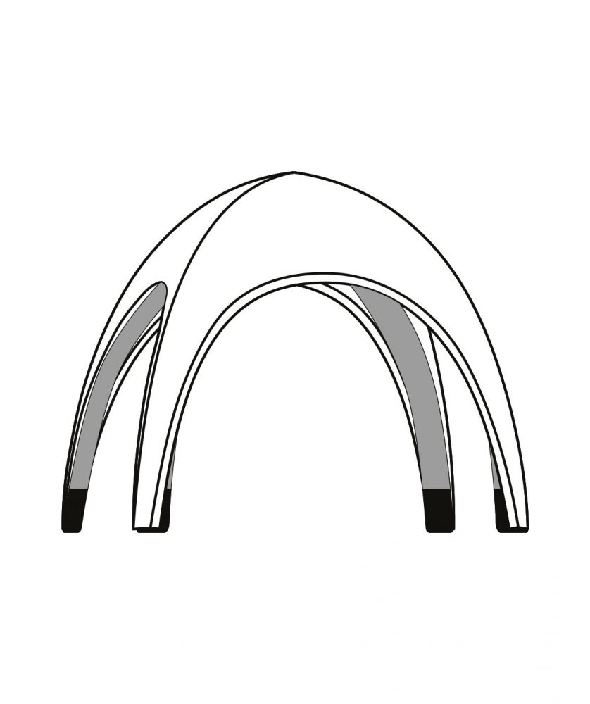 Tonnelles et tentes - Toit pour tente pliante — uni (compatible tente 400) | PRINTECOM