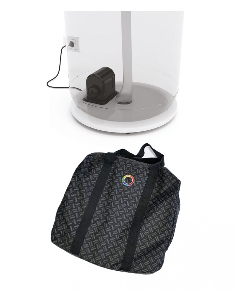 Supports de communication - Structure avec gonfleur intégré + sac | PRINTECOM