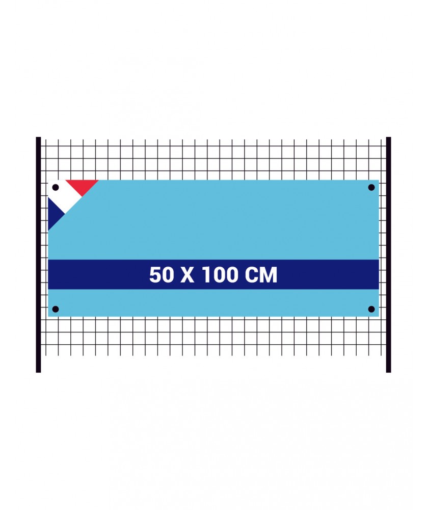 Bâches et banderoles - Banderole 50x100cm en Oxford 175g/m² | PRINTECOM