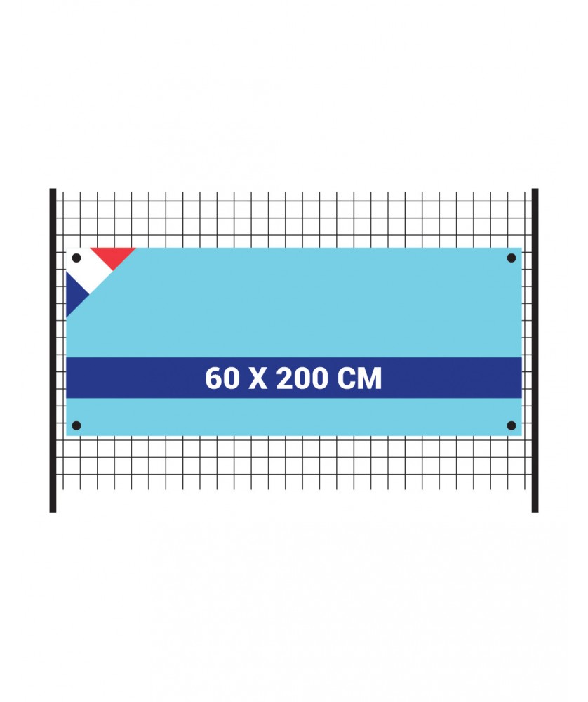 Bâches et banderoles - Banderole 60x200cm en PVC 440g/m² | PRINTECOM