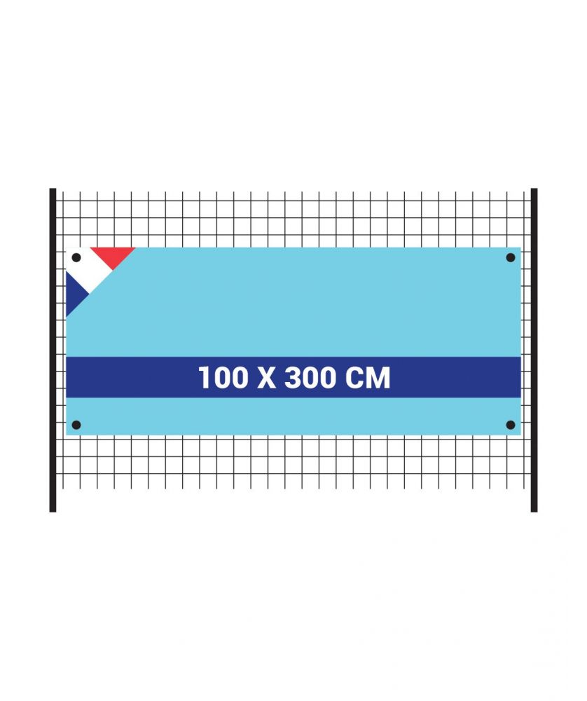Bâches et banderoles - Banderole publicitaire Oxford 175 g/m² 100 x 300 cm | PRINTECOM