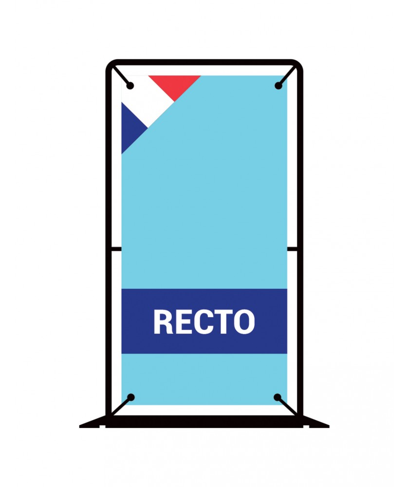 Supports de communication - Bâche B1 420g/m² imprimée recto seul. | PRINTECOM