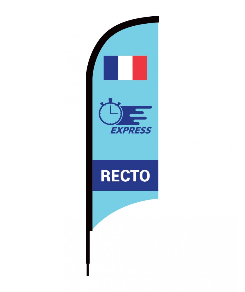 Oriflamme - Voile WF 240 - impr. numérique R° J+4 | PRINTECOM