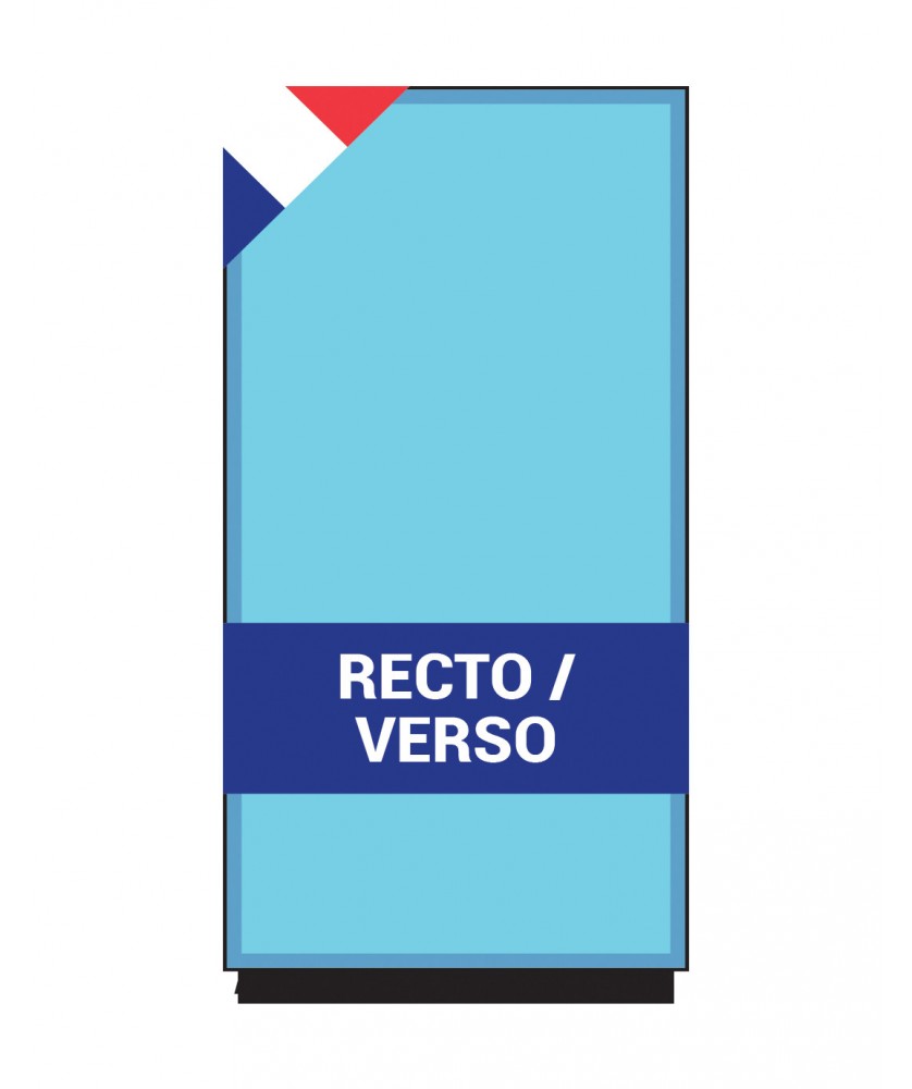 Supports de communication - Impression R°V° pour BLACK FRAME 100 | PRINTECOM