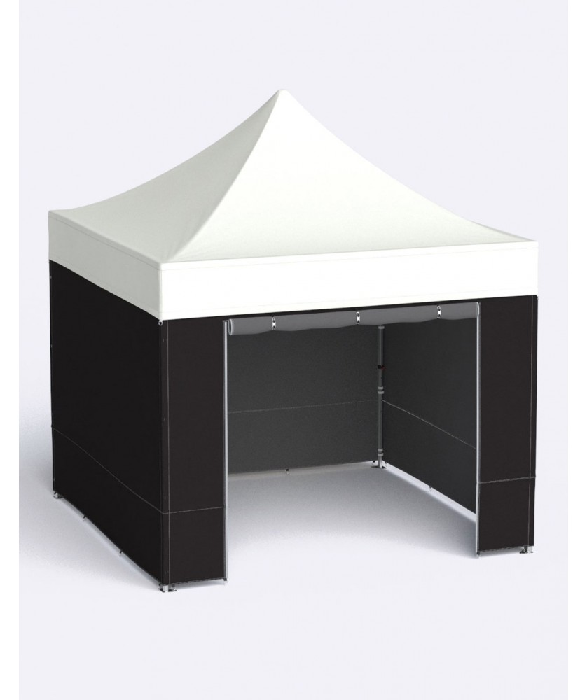 Supports de communication - Kit de 3 murs pleins + 1 mur avec porte | PRINTECOM