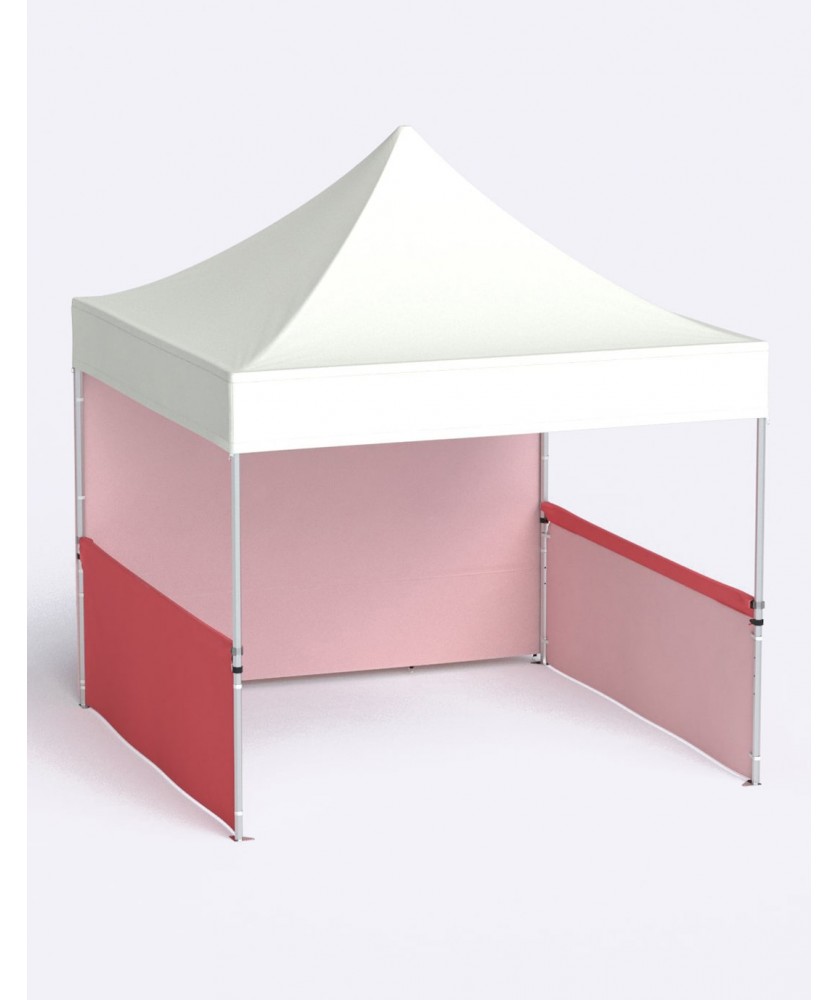 Supports de communication - 1 murs plein + 2 demi-murs imprimés | PRINTECOM