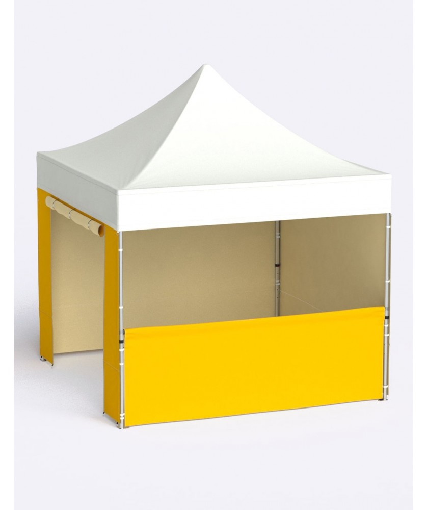 Supports de communication - 2 murs + 1 porte + 1 demi-mur imprimés | PRINTECOM