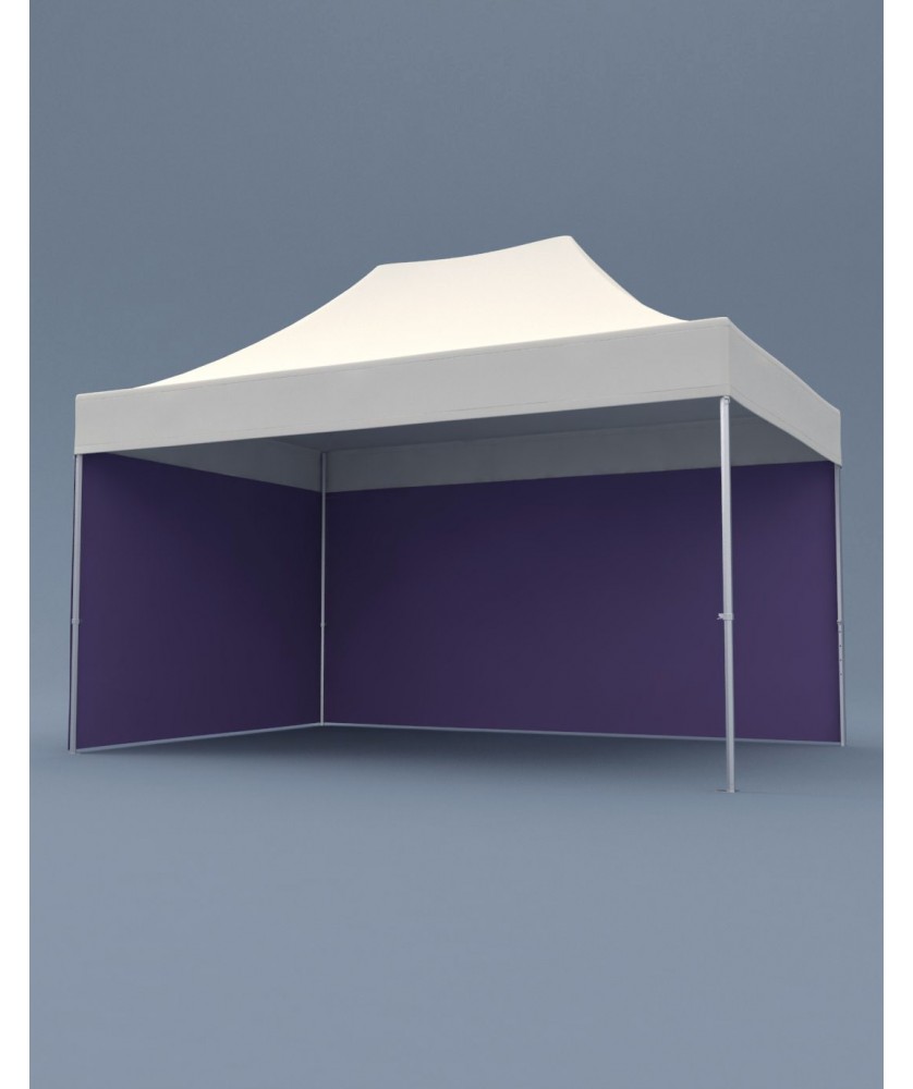 Supports de communication - 1 mur plein + 1 mur latéral imprimés | PRINTECOM