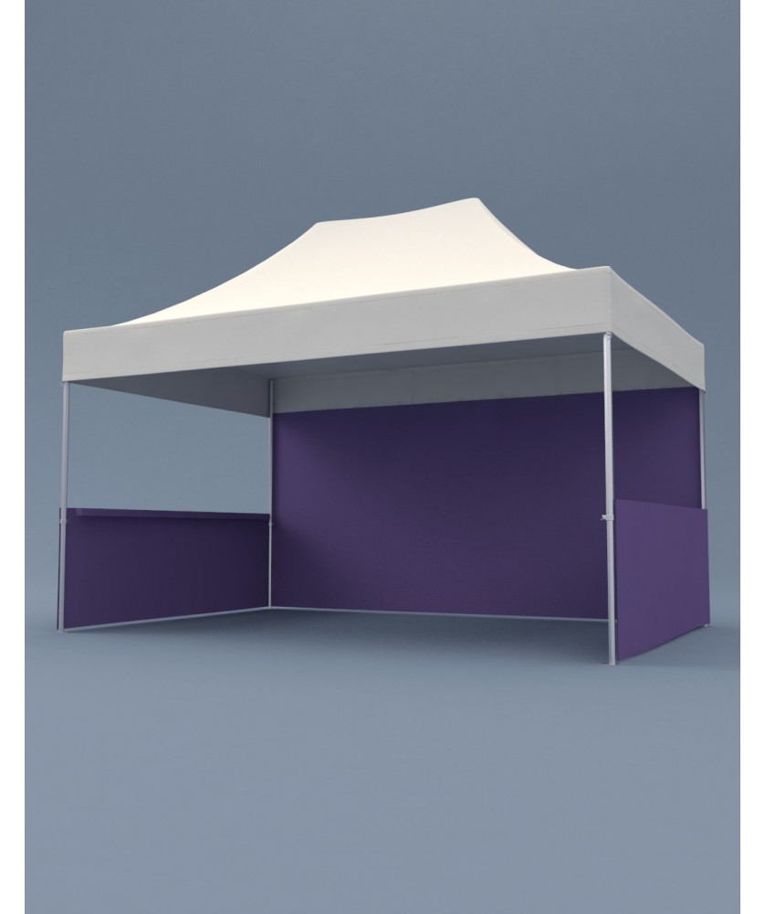 Supports de communication - 1 mur plein + 2 demi-murs imprimés | PRINTECOM