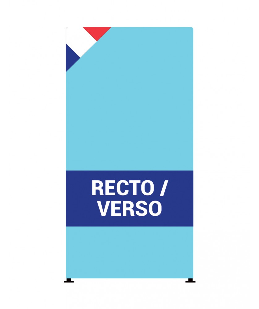 Supports de communication - Housse STRETCH BANNER 100 R/V Fab FR | PRINTECOM