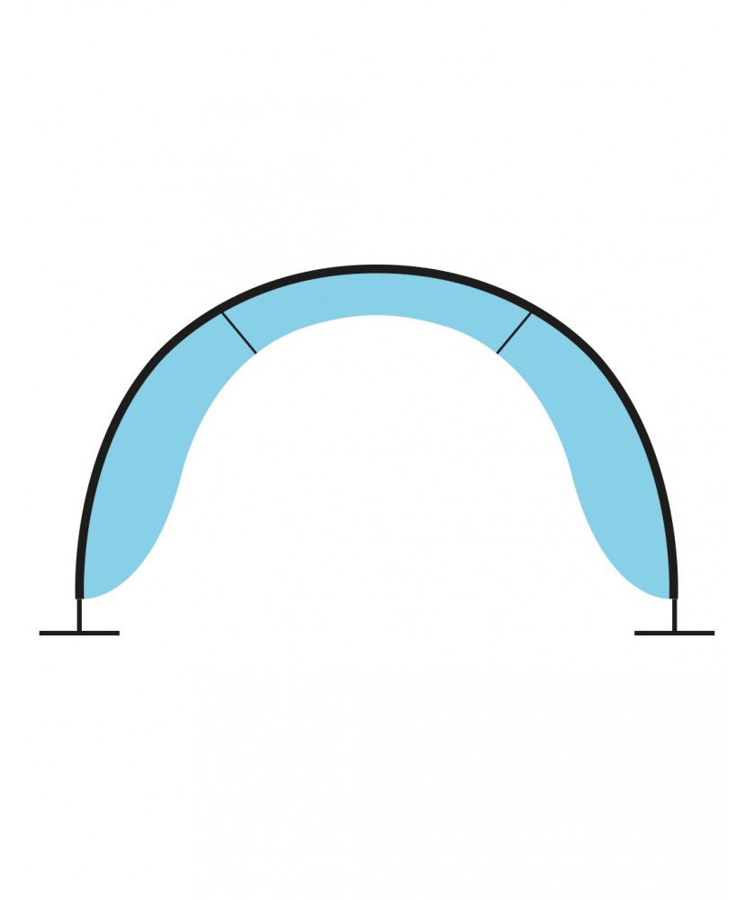 Supports de communication - Impression R° traversant p/ ARCHGATE 550 | PRINTECOM