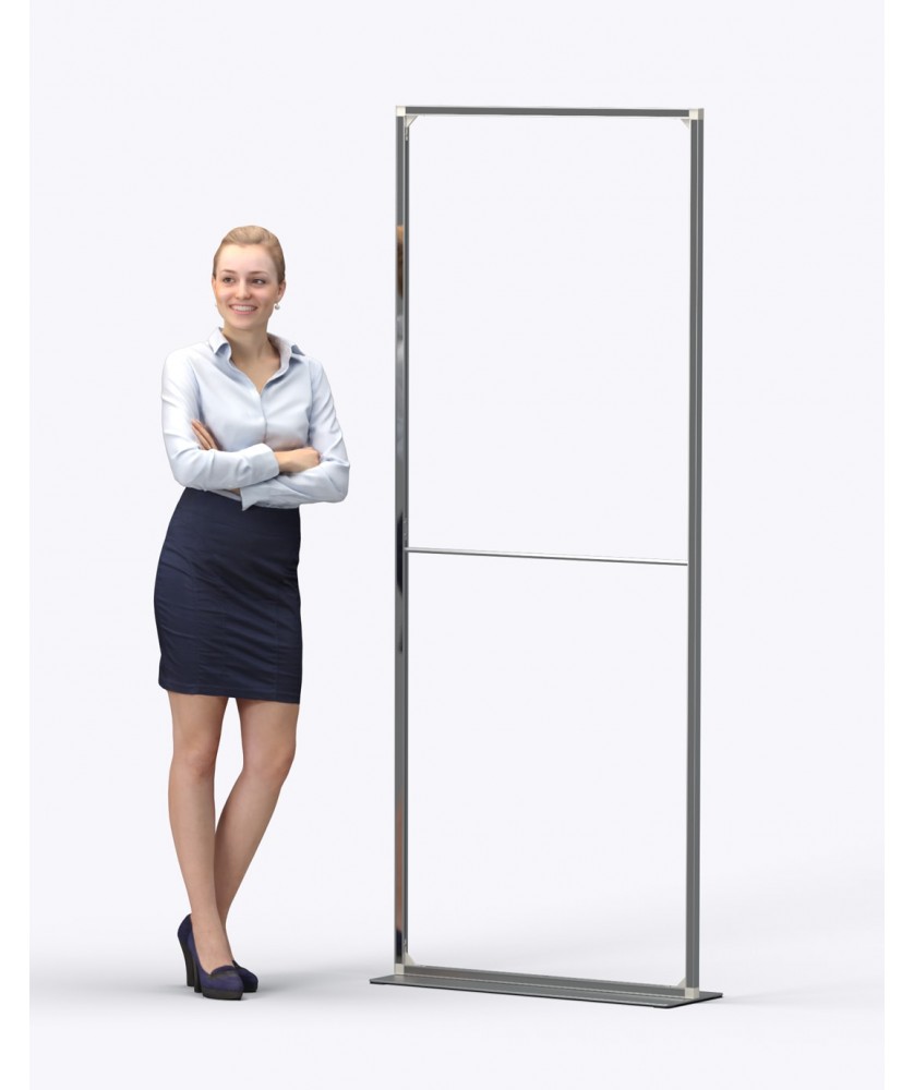 Supports de communication - Cadre alu magnétique 80X200 cm | PRINTECOM
