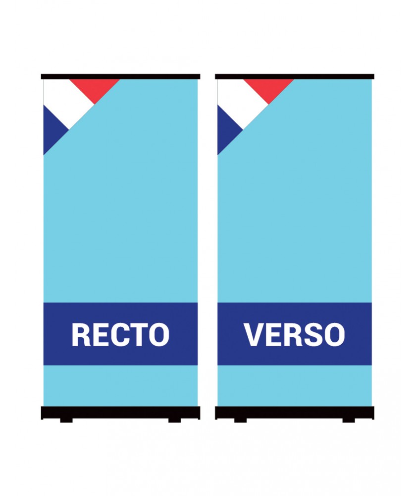 Supports de communication - 2 affiches 85*200cm en norme B1 | PRINTECOM