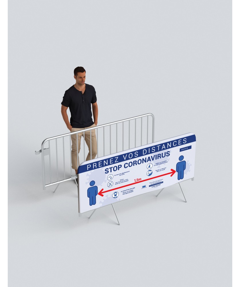 Supports de communication - Couverture Stretch R°V° Vauban 80x200cm | PRINTECOM