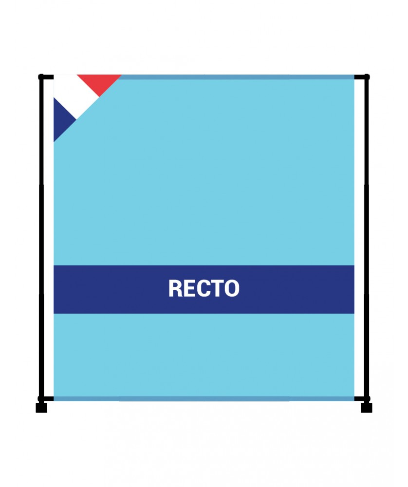 Supports de communication - Habillage Aerotesco Recto 240/240cm | PRINTECOM