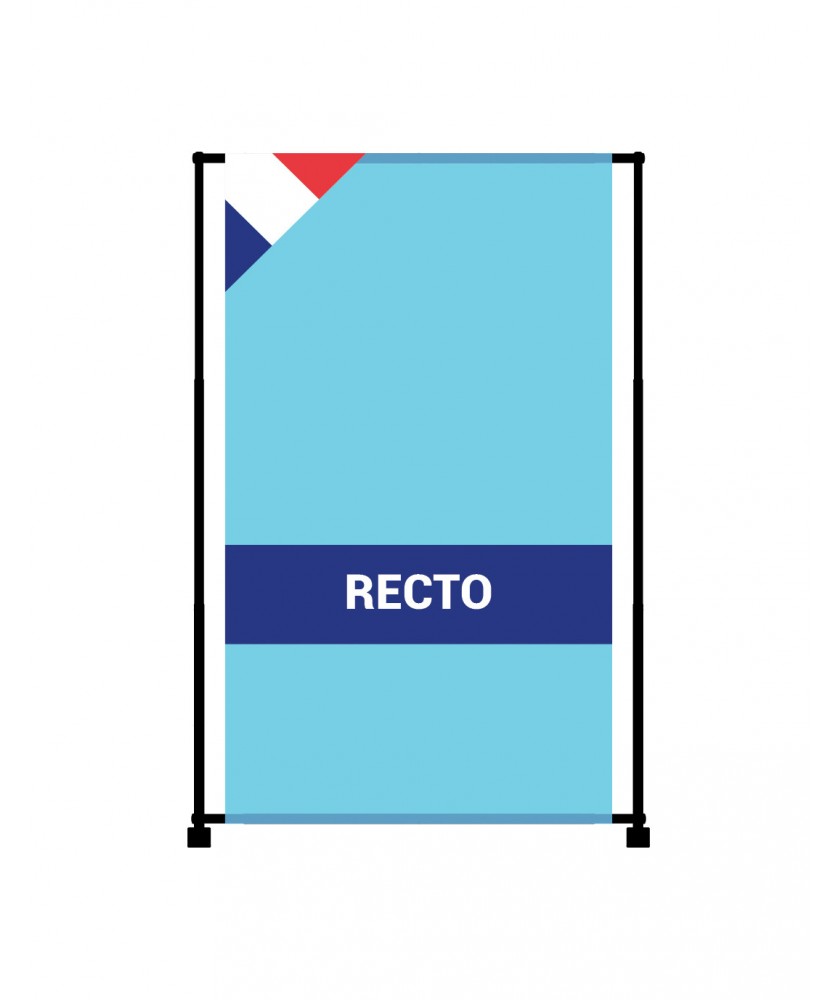 Supports de communication - Habillage Aerotesco Recto 150/240cm | PRINTECOM