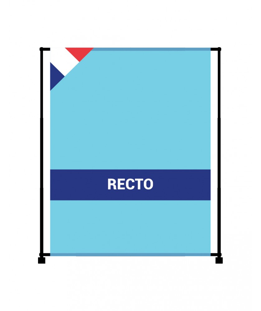 Supports de communication - Habillage Aerotesco Recto 200/240cm | PRINTECOM