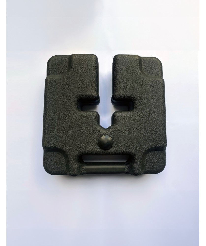 Tonnelles et tentes - Socle en U - Pvc à lester 9L POPTENT | PRINTECOM