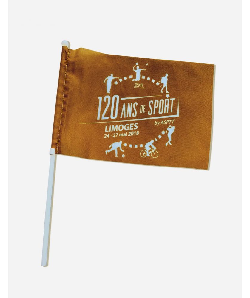 Drapeau de supporter à agiter 44 x 30 cm Drapeaux de supporter publicitaire