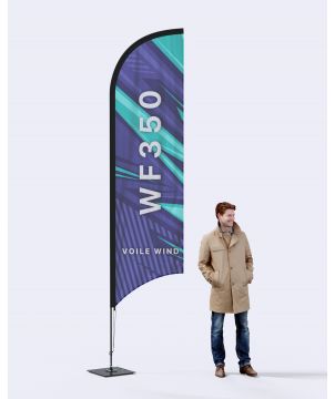 Oriflamme publicitaire Wind...