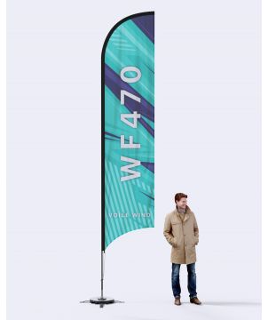 Oriflamme publicitaire Wind...