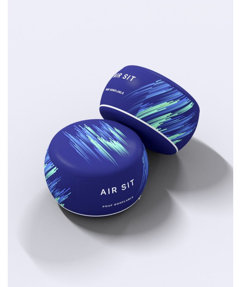 Pouf gonflable personnalisé 71 x 71 x 41 cm Mobilier Évènementiel publicitaire