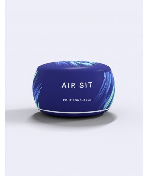 Pouf gonflable personnalisé 71 x 71 x 41 cm Mobilier Évènementiel publicitaire