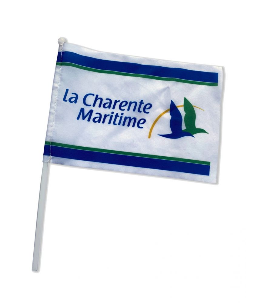 Drapeau de supporter à agiter 70 x 50 cm Drapeaux de supporter publicitaire