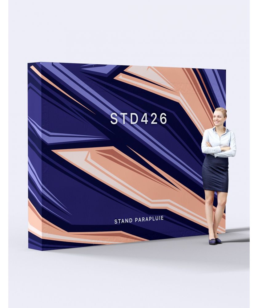 Stand parapluie velcro 300 x 230 cm Stands et comptoirs d'accueil publicitaire
