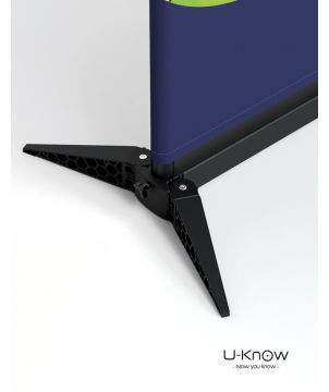 Stand aluminium noir Aerostand 300 x 230 cm