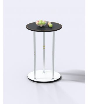 Comptoir d'accueil noir Aerobar 60 x 100 cm Stands et comptoirs d'accueil publicitaire