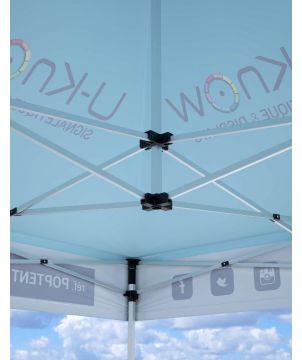 Tente pliante publicitaire 3 x 3 m — aluminium Tonnelles et tentes publicitaire